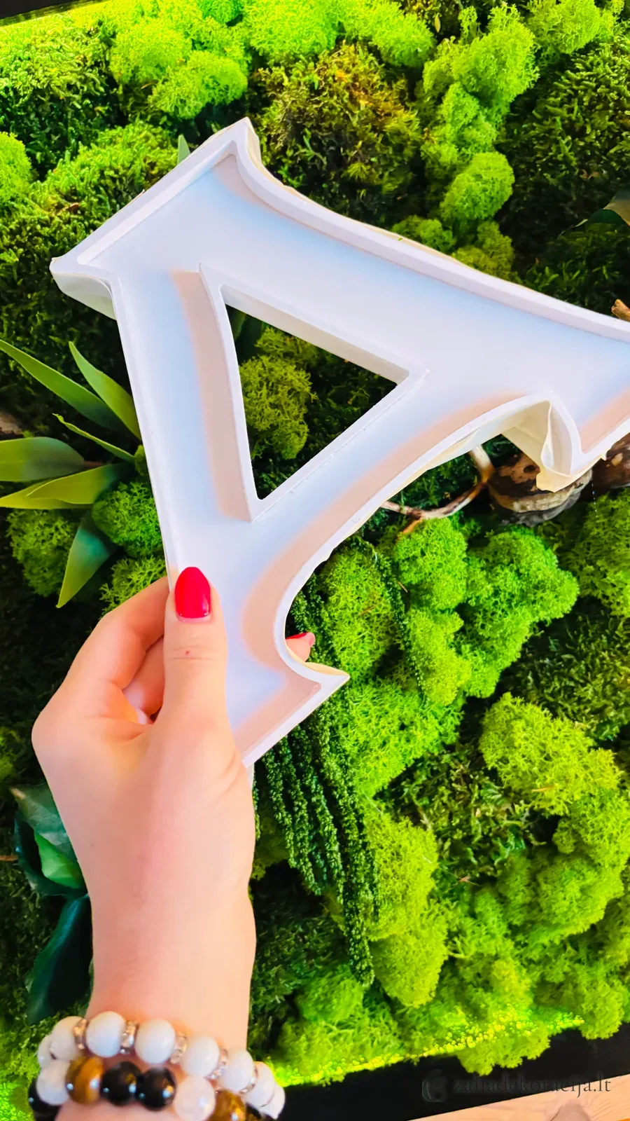 3D spausdinta raidė — aksesuarai ir detalės, 26 cm aukščio