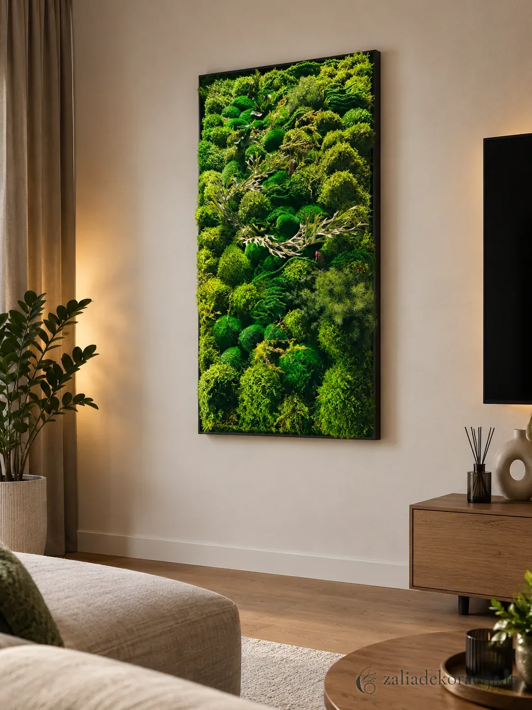 Stabilizuotų samanų paveikslas — paveikslai, 1,50 x 60